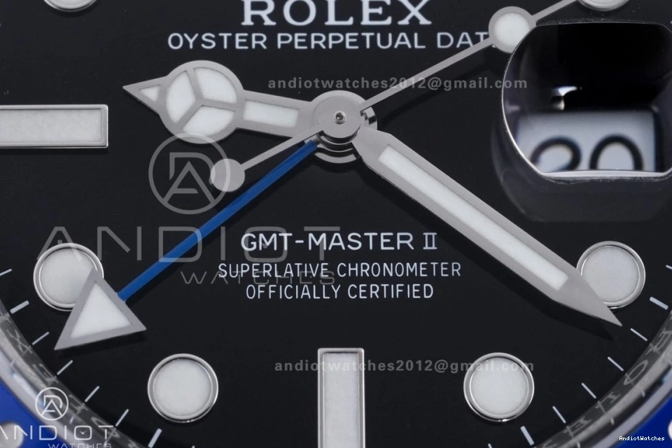 DD3285 on GMT-Master 869 Colorful 126710 Jubilee 1:1 II Edition BLNR Steel VSF 904L Batgirl V Bracelet Best 0214